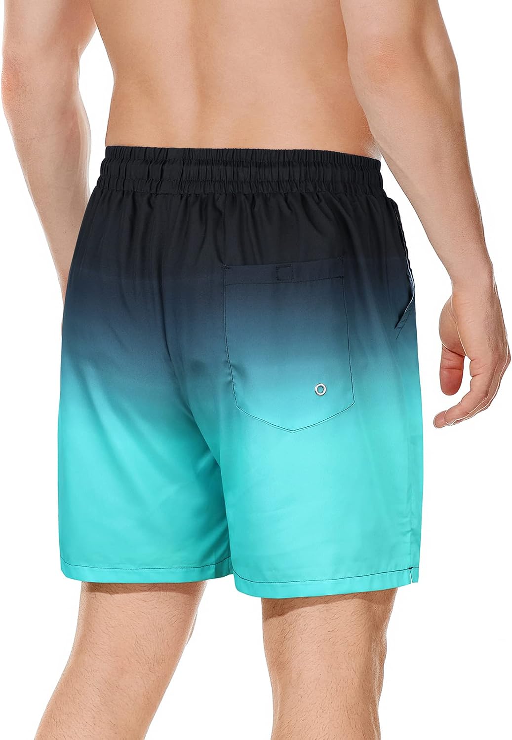 Men's Swim Trunks Board Shorts Quick Dry Mens Swimming Trunks with Compression Liner